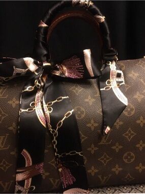 Scarf Luxury  Top-Handle covers only selling!!!Black Scarf Accent